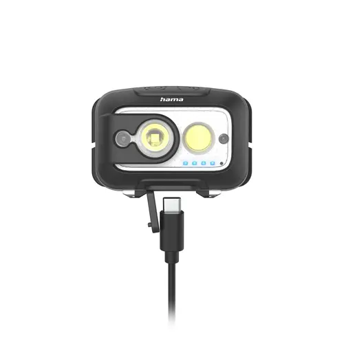 HAMA Фенер Челник/ LED "HL500-C", USB-C, 4 Режима - image 5