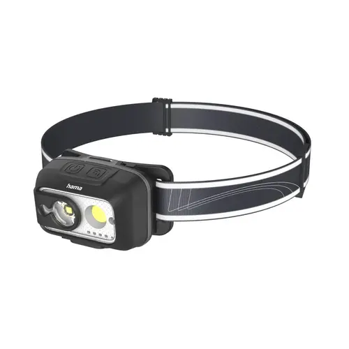 HAMA Фенер Челник/ LED "HL500-C", USB-C, 4 Режима