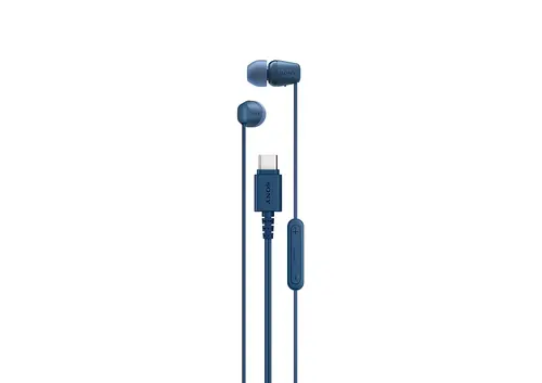 Слушалки, Sony Headset IER-EX15C USB-C, Blue