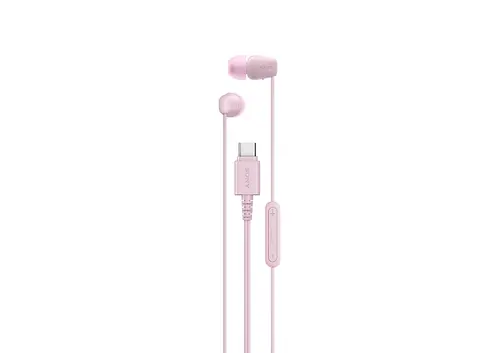 Слушалки, Sony Headset IER-EX15C USB-C, Pink