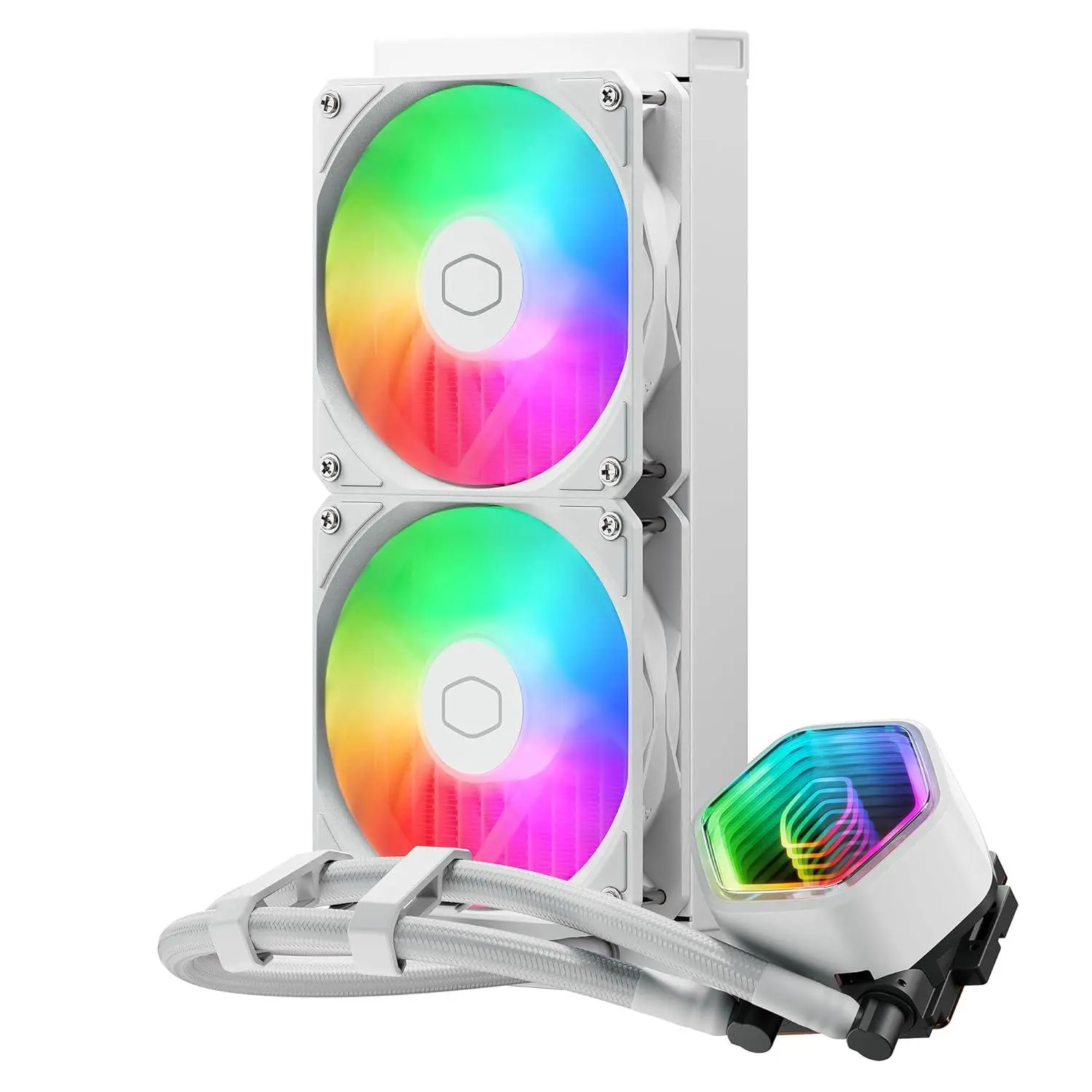 Охладител за процесор Cooler Master Master Liquid 240 Core II ARGB White Edition - image 1