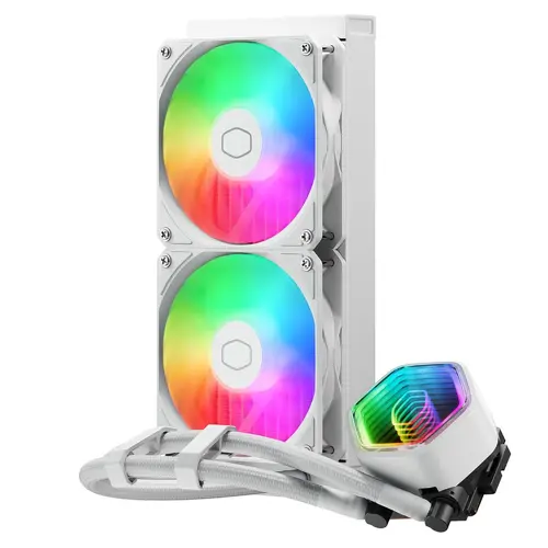 Охладител за процесор Cooler Master Master Liquid 240 Core II ARGB White Edition - image 1
