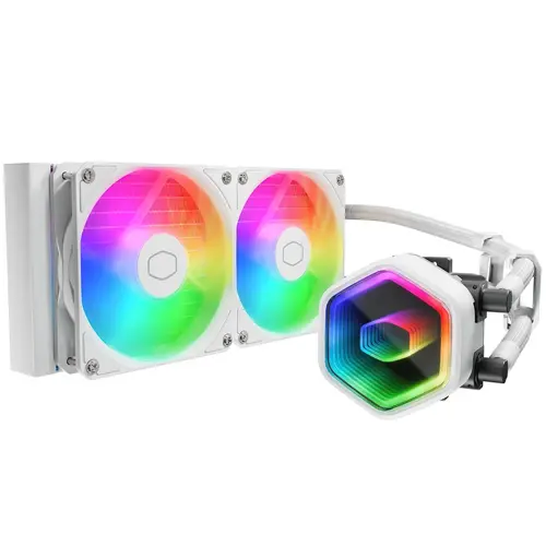 Cooler procesor Cooler Master Master Liquid 240 Core II ARGB White Edition - 1