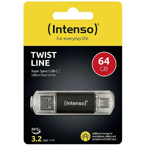 Intenso USB Flash Drive 3.2 64GB Twist Line - image 4