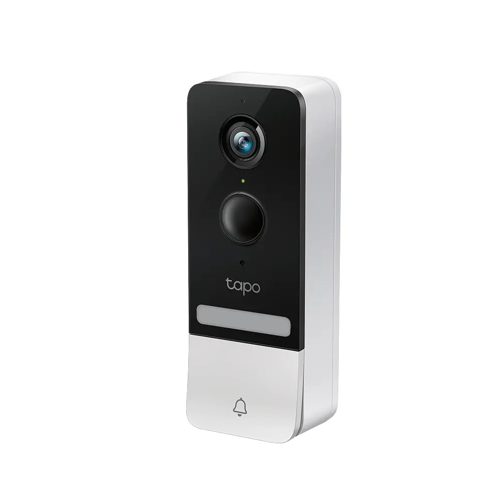 Видео звънец за врата Tapo D230S1, 2.4Ghz, 2K 5MP, Color Night Vision, акум.батерии, microSD - image 1
