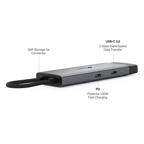 Хъб TP-LINK UH5020C, USB Type-C 5 в 1 Hub - image 1