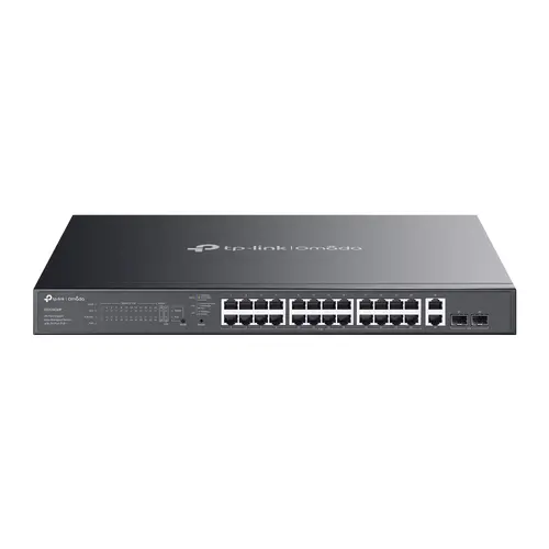 Комутатор TP-LINK ES228GMP, 24xGb PoE+ 802.3at/af,2x Gb.RJ45 port,2 xGb.SFP