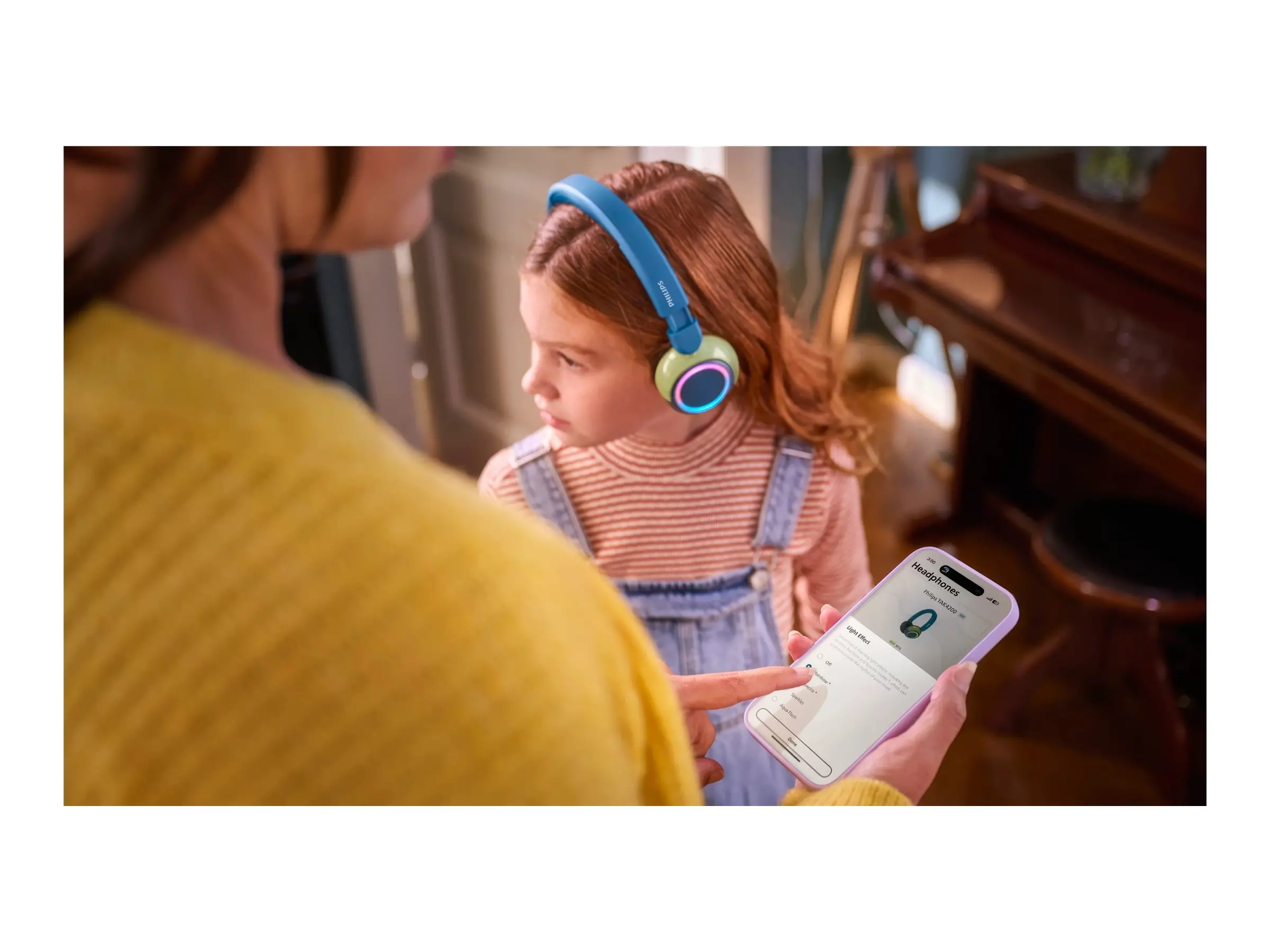 PHILIPS Детски Bluetooth слушалки Светещи наушници Ограничена сила на звука до 85 dB Chrystal Teal - image 11