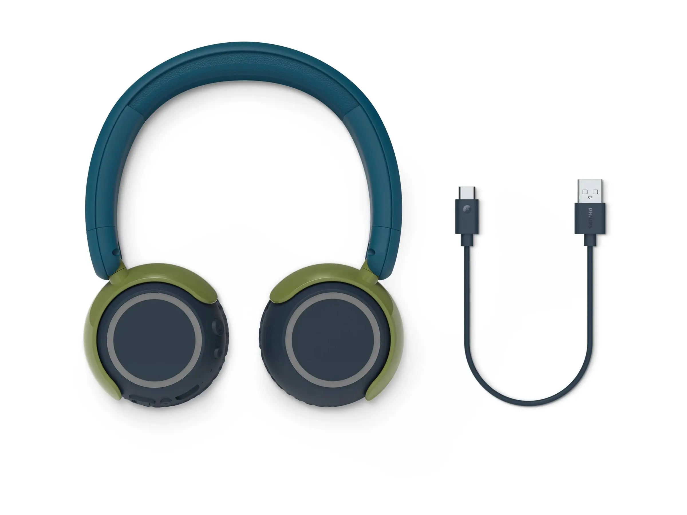 PHILIPS Детски Bluetooth слушалки Светещи наушници Ограничена сила на звука до 85 dB Chrystal Teal - image 9