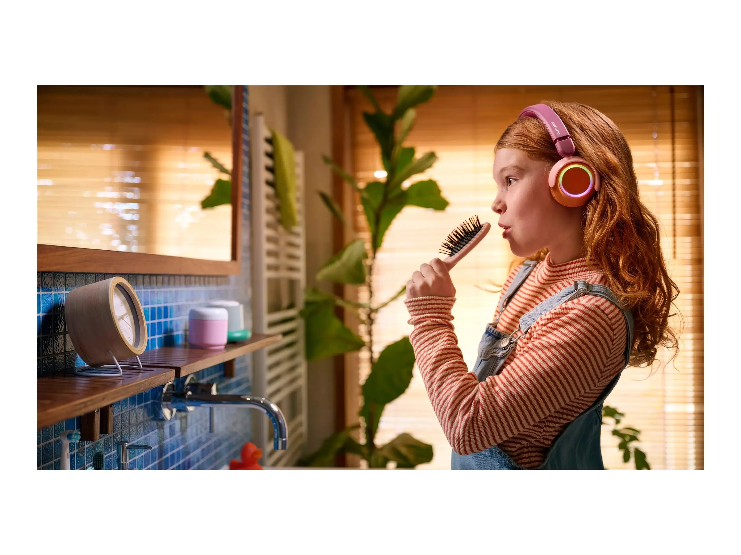 PHILIPS Детски Bluetooth слушалки Светещи наушници Ограничена сила на звука до 85 dB Magenta Purple - image 9