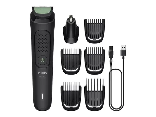 PHILIPS All-in-One Trimmer s3000 7в1 Технология BeardSense време на безжична работа до 60мин / 8ч зареждане