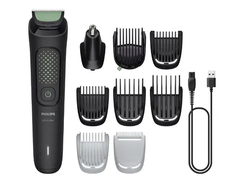 PHILIPS All-in-One Trimmer s3000 9в1 Технология BeardSense време на безжична работа до 90мин / 4ч зареждане