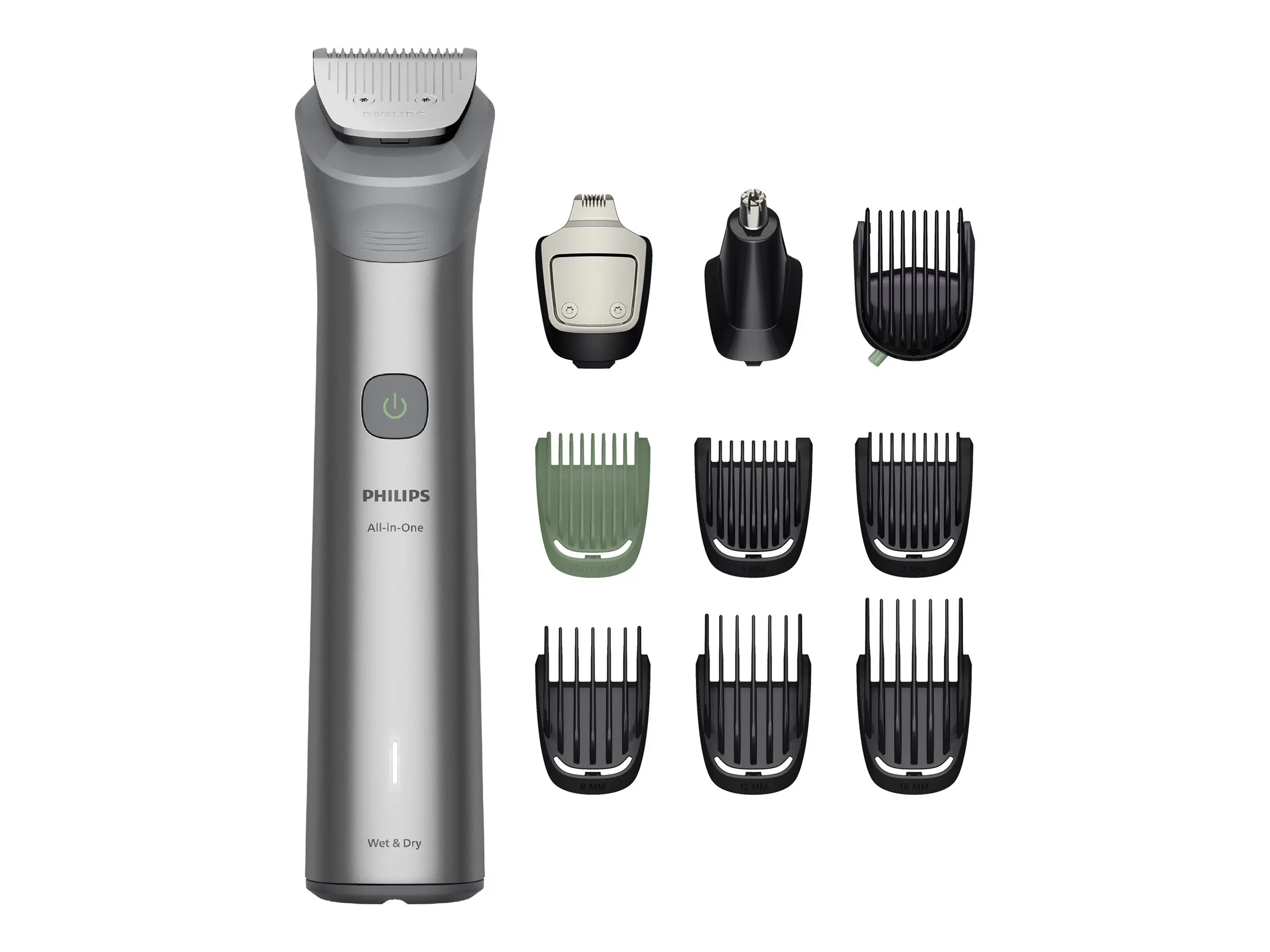 PHILIPS All-in-One Trimmer s5000 10в1 Технология BeardSense време на безжична работа до 120мин / 1ч зареждане