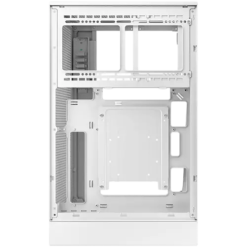 DeepCool CH270 DIGITAL WH, Mini Tower, Mini-ITX/Micro-ATX, 2xUSB3.0, 1xType-C Gen 2, 1xAudio/Mic, Mesh Panel, White, R-CH270-WHNDM0-G-1, 2Y - image 4