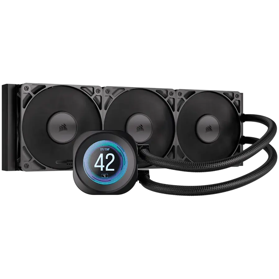 CORSAIR NAUTILUS 360 LCD, 360mm Radiator, Liquid CPU Cooler - image 1