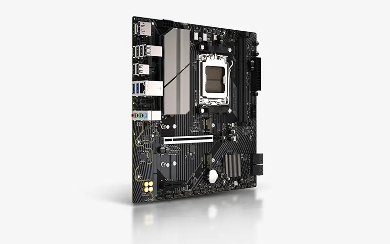 SAPPHIRE AMD B650M-E AM5 Ryzen R9/R7/R5, 2x DDR5 7600MHz, PCIe 4.0 x16, 1x M.2 Gen5, 1x M.2 Gen4, LAN 2.5 Gbps, Micro-ATX - image 1