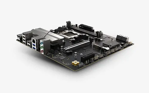 SAPPHIRE AMD B650M-E  AM5 Ryzen R9/R7/R5, 2x DDR5 7600MHz, PCIe 4.0 x16, 1x M.2 Gen5, 1x M.2 Gen4, LAN 2.5 Gbps, Micro-ATX - image 2