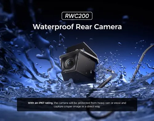 VIOFO αδιάβροχη κάμερα οπισθοπορείας Waterproof Rear Camera - RWC200 - 2K Quad HD, καλώδιο 9.5m συμπεριλαμβάνεται - 9