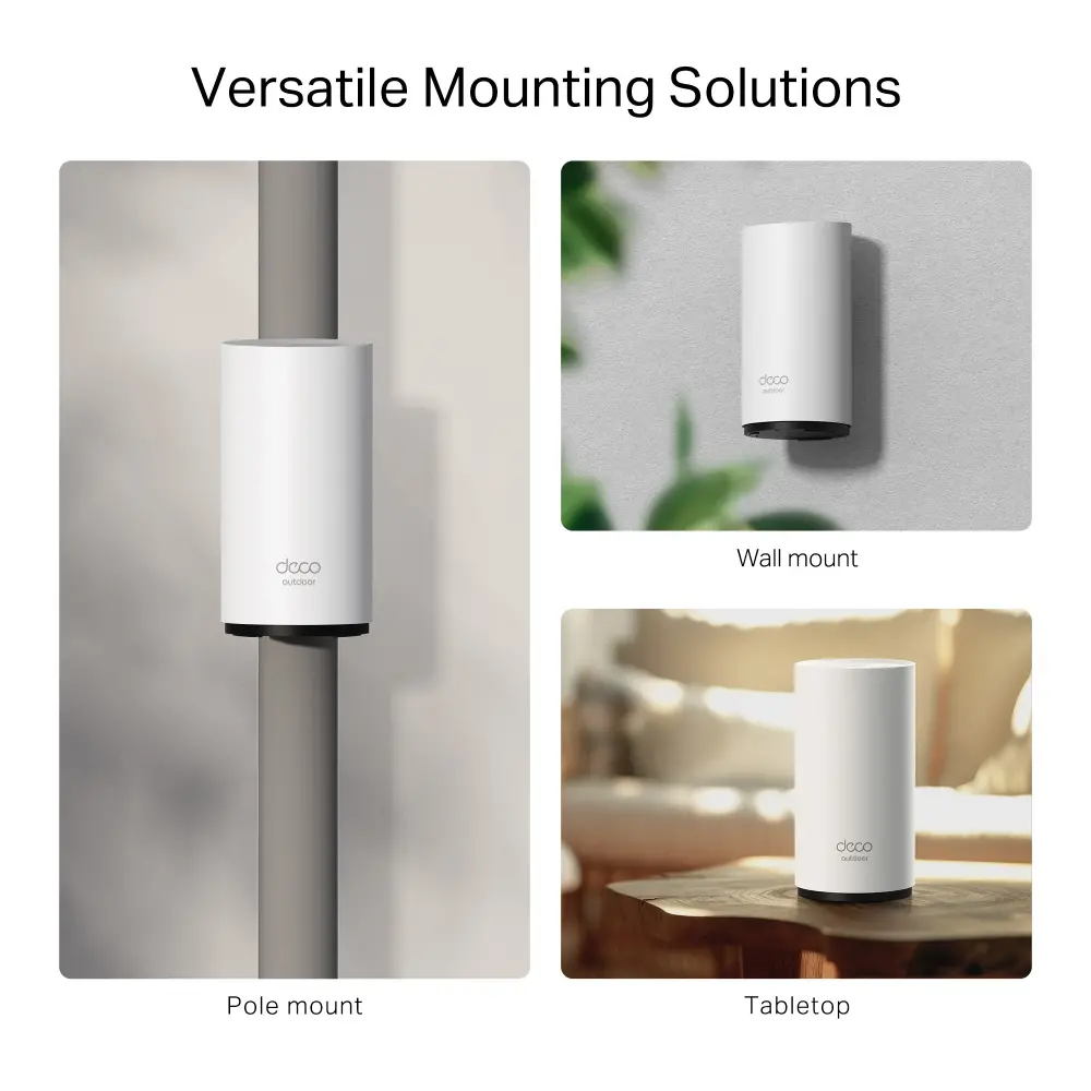 Ασύρματος δρομολογητής TP-LINK Deco BE25-Outdoor(1-pack), BE3600 WiFi7, Mesh, εξωτερικού/εσωτερικού χώρου - image 5