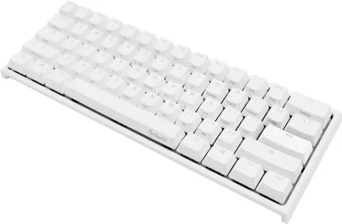 Ducky професионална геймърска механична клавиатура Professional Gaming Mechanical Keyboard One 2 Pro Mini Pure White - Kailh Box Brown [Tactile] - image 2