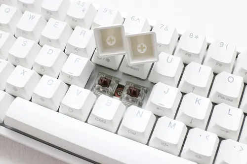 Ducky професионална геймърска механична клавиатура Professional Gaming Mechanical Keyboard One 2 Pro Mini Pure White - Kailh Box Brown [Tactile] - image 3