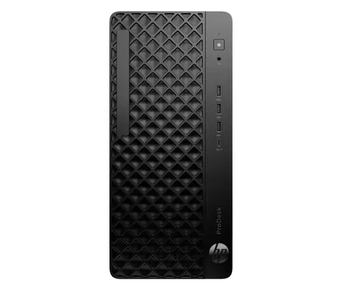 Настолен компютър, HP ProDesk 4 Tower G1i AI, Ultra 5 225(up to 4.9Ghz/20MB/10C), 32GB 5600Mhz 1DIMM, 1TB PCIe SSD, HP 125 Keyboard & HP 125 Mouse, WiFi 6E + BT 5.3, Win 11 Pro, 3Y NBD On Site