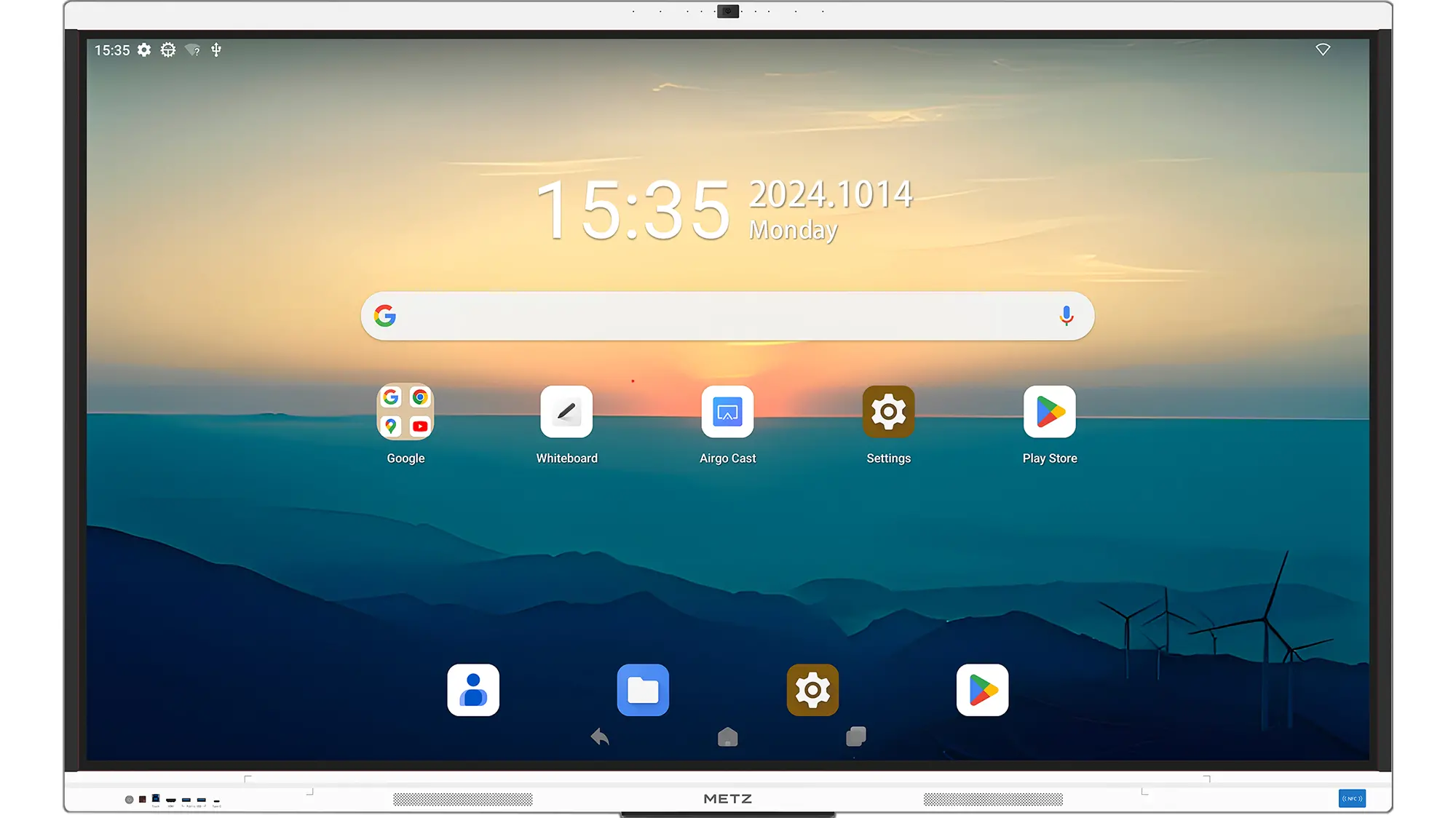 METZ Display interactiv touch cu cameră integrată 75SG1 75"