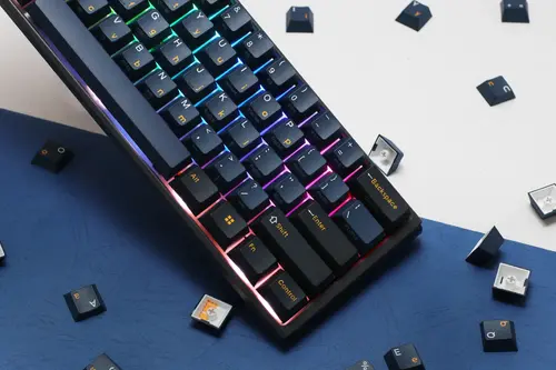 Ducky професионална геймърска механична клавиатура Professional Gaming Mechanical Keyboard One 3 Pro Mini Nazca Line - 8K, Cherry MX2A RGB Speed Silver - image 3