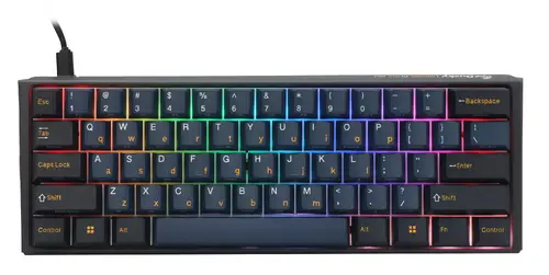Ducky επαγγελματικό gaming μηχανικό πληκτρολόγιο Professional Gaming Mechanical Keyboard One 3 Pro Mini Nazca Line - 8K, Cherry MX2A RGB Brown - 1