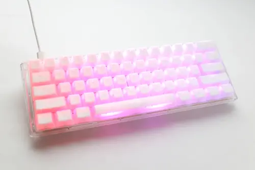 Ducky професионална геймърска механична клавиатура Professional Gaming Mechanical Keyboard One 3 Mini Aura White -  Cherry MX RGB Brown [Tactile] - image 1