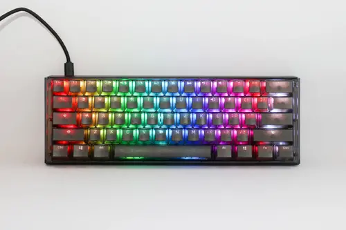 Ducky професионална геймърска механична клавиатура Professional Gaming Mechanical Keyboard One 3 Mini Aura Black - Cherry MX RGB Brown [Tactile] - image 1