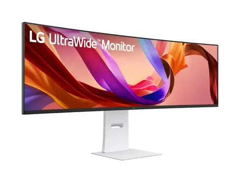 Монитор, LG 49U950A-W, 49" 32:9 Curved UltraWide Dual QHD 5K 5120x1440 NANO IPS 1ms MBR, 144 Hz, 5ms, 400 cd/m2, 1000:1, HDR400, DCI-P3 98%,  USB Type-C, PD 90W, FreeSync, G-SYNC, PIP, 2 PBP, HDMI, DisplayPort, Speacer 2ch 10W, Tilt, Height, Swivel, Tiltan - image 2