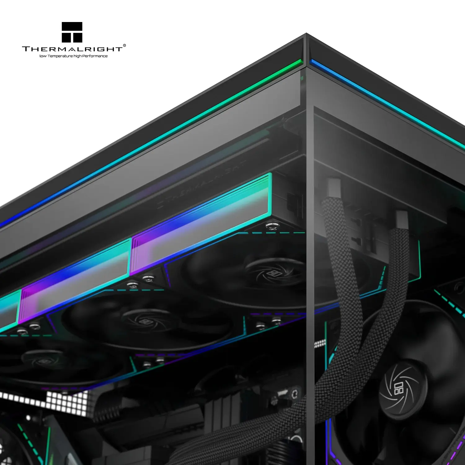 Thermalright кутия Case mATX - TL-M10 Vision Black - No fans, 9.16 inch LCD Display, USB-C - image 3
