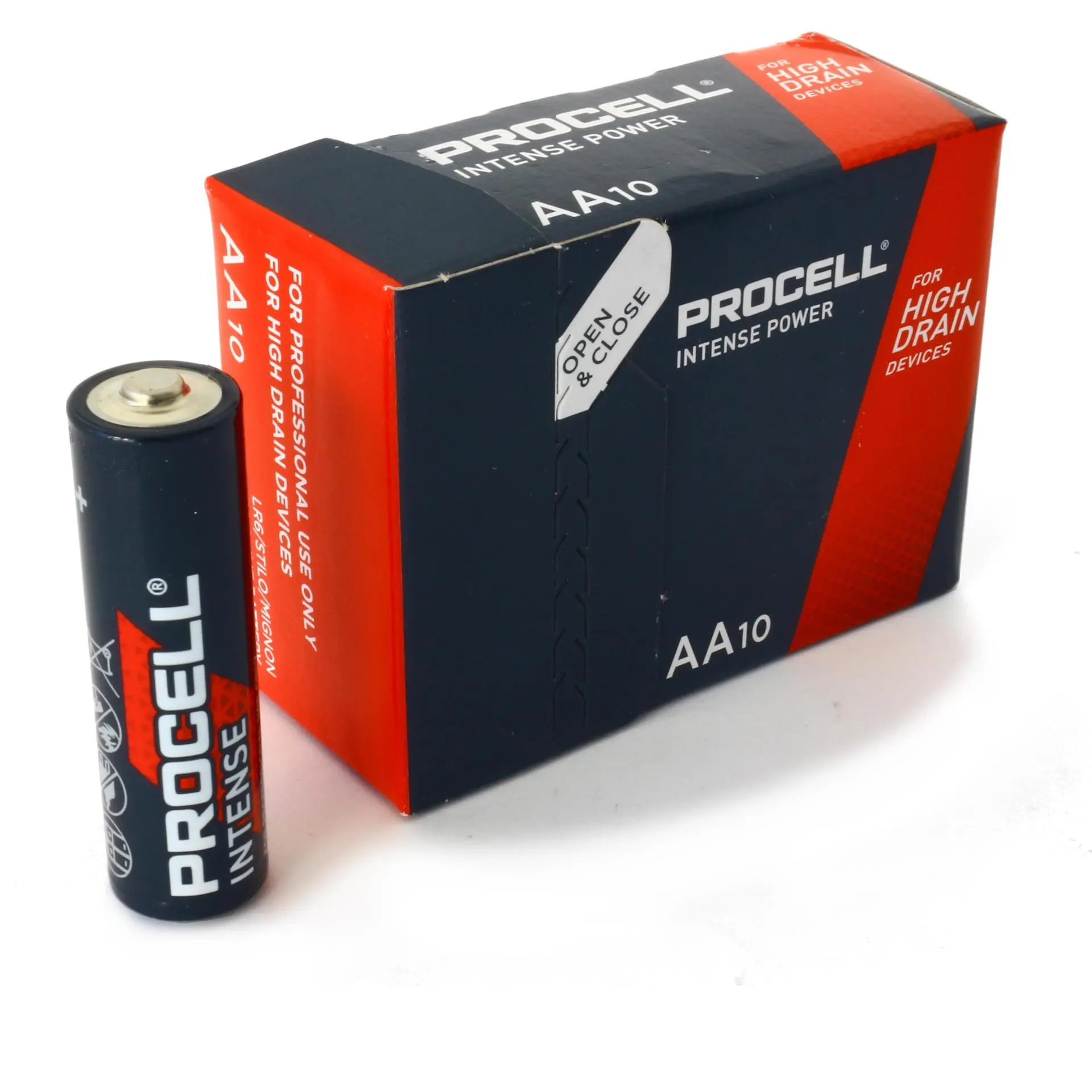Baterie alcalină LR6 1,5V AA 10pk ambalaj INTENSE MX1500 PROCELL
