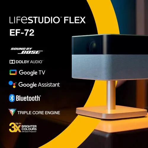 Мултимедиен проектор, Epson EF-72 Lifestudio Flex Plus Oak - image 1