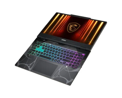 Лаптоп, MSI Cyborg A15 AI B2HWFKG, AMD Ryzen 7 260 (8C/16T, 24MB, up to 5.1 GHz), NVIDIA GeForce RTX 5060 8GB GDDR7 572 AI TOPS, 15.6" FHD (1920x1080) 144Hz, IPS-Level, 16GB DDR5 2x8 5600MHz, 512GB SSD Gen4x4, WiFi 6E, BT5.3, 4 Zone RGB Kbd, NO OS, 2.1kg - image 3