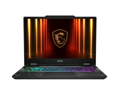 Лаптоп, MSI Cyborg A15 AI B2HWFKG, AMD Ryzen 7 260 (8C/16T, 24MB, up to 5.1 GHz), NVIDIA GeForce RTX 5060 8GB GDDR7 572 AI TOPS, 15.6" FHD (1920x1080) 144Hz, IPS-Level, 16GB DDR5 2x8 5600MHz, 512GB SSD Gen4x4, WiFi 6E, BT5.3, 4 Zone RGB Kbd, NO OS, 2.1kg
