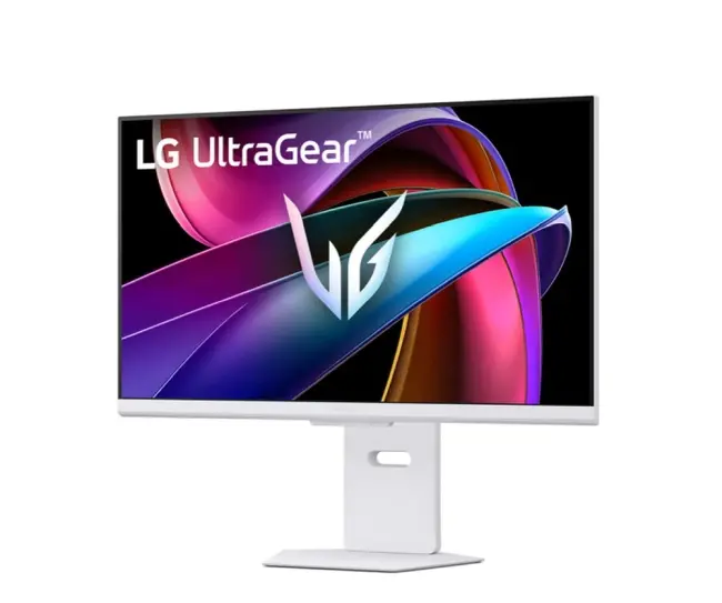 Монитор, LG 32G810SA-W, 31.5" UltraGear IPS smart webOS 24, 1ms (GtG), 144Hz, 1000:1, 400cd/m2, 4K (3840x2160), FreeSync, G-SYNC, VRR, HDR 10, DCI-P3 95%, USB-C (PD 65W), AI, HDMI, DisplayPort, Speacers 7W x 2, Bluetooth, LG Switch, Height Adjustable,Tilt, Swive - image 1