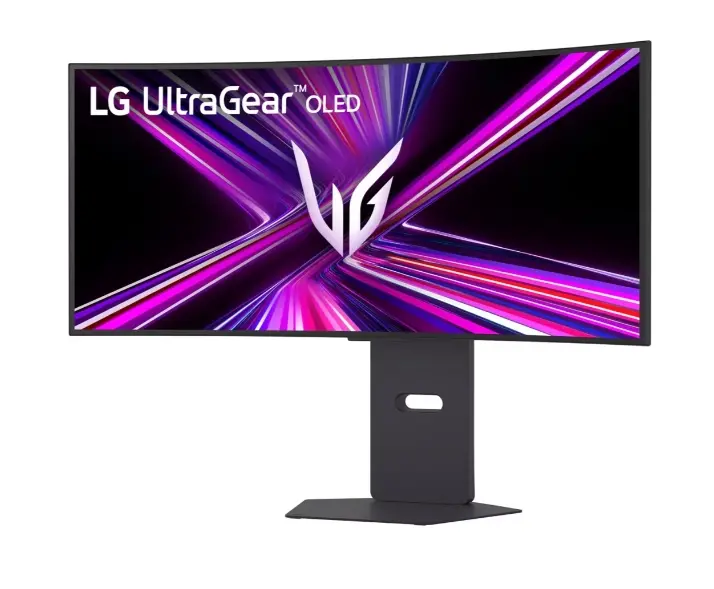 Монитор, LG 34GX900A-B, 34", OLED UltraGear 21:9 Curved, IPS 0.03 ms, WQHD (3440x1440), 240Hz, HDR 10, 1500000:1, 250 cd/m2, DCI-P3 98.5%, VRR, Free-sync, G-Sync, USB-C, PD 65W, HDMI, DP, PBP, Speakers 7Wx2, LG Switch, Height, Swivel, Tilt, Black - image 1