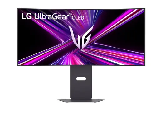 Монитор, LG 34GX900A-B, 34", OLED UltraGear 21:9 Curved, IPS 0.03 ms, WQHD (3440x1440), 240Hz, HDR 10, 1500000:1, 250 cd/m2, DCI-P3 98.5%, VRR, Free-sync, G-Sync, USB-C, PD 65W, HDMI, DP, PBP, Speakers 7Wx2, LG Switch, Height, Swivel, Tilt, Black