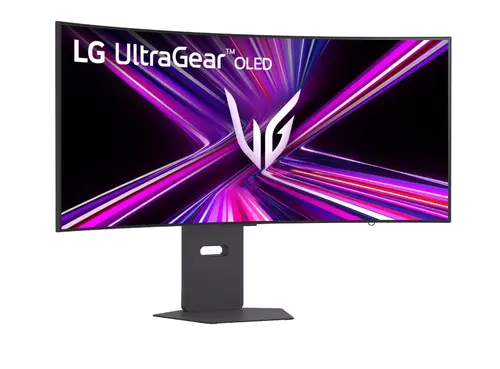 Монитор, LG 39GX900A-B, 39", OLED UltraGear 21:9 Curved, 0.03 ms, WQHD (3440x1440), 240Hz, HDR 10, 1500000:1, 250 cd/m2, DCI-P3 98.5%, VRR, Free-sync, G-Sync, USB-C, PD 65W, HDMI, DP, PBP, Speakers 7Wx2, LG Switch, Height, Swivel, Tilt, Black - image 1