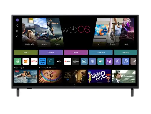 Телевизор, LG 43UA74003LB, 43" 4K UltraHD TV 4K (3840x2160), DVB-T2/C/S2, webOS 25 Smart, ThinQ AI, Alpha 7 AI Processor, WiFi, HDR10 pro, HLG, ALLM/HGiG, 4K Upscaling, AI Sound pro, Multiple View, HDMI eARC, LAN, USB, Bluetooth, Google Cast, 2 Pole Stand, Silver