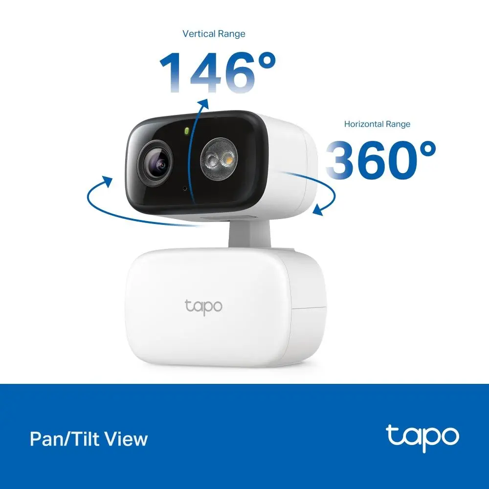 TP LINK Камера за наблюдение Wi-Fi C206, външна и вътр.употреба, Pan/Tilt, microSD, Water and Dust Resistance - image 5
