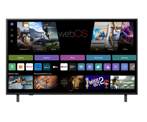 Телевизор, LG 50UA74003LB, 50" 4K UltraHD TV 4K (3840x2160), DVB-T2/C/S2, webOS 25 Smart, ThinQ AI, Alpha 7 AI Processor, WiFi, HDR10 pro, HLG, ALLM/HGiG, 4K Upscaling, AI Sound pro, Multiple View, HDMI eARC, LAN, USB, Bluetooth, Google Cast, 2 Pole Stand, Silver