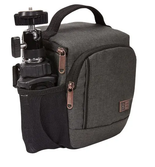 ЧАНТА ЗА ФОТОАПАРАТ CECS-102 OBSIDIAN ERA DSLR, SMALL CASE LOGIC - СИВ - image 4