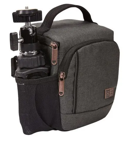 ЧАНТА ЗА ФОТОАПАРАТ CECS-102 OBSIDIAN ERA DSLR, SMALL CASE LOGIC - СИВ - image 4