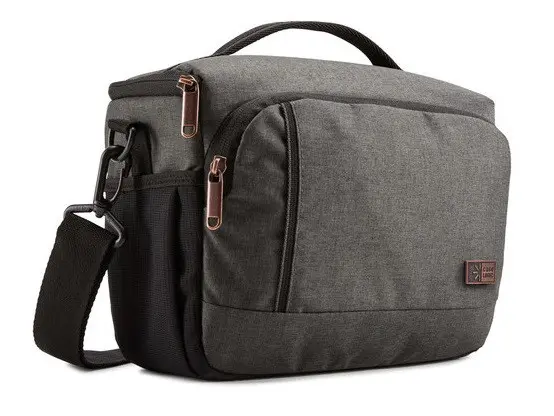 ЧАНТА ЗА ФОТОАПАРАТ CECS-103 OBSIDIAN ERA DSLR, MEDIUM CASE LOGIC - СИВ