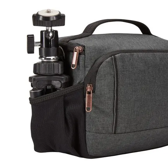 ЧАНТА ЗА ФОТОАПАРАТ CECS-103 OBSIDIAN ERA DSLR, MEDIUM CASE LOGIC - СИВ - image 4