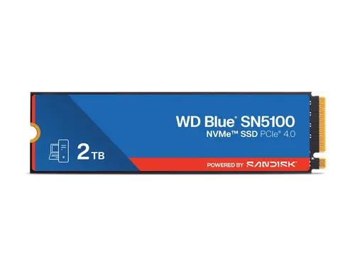 SSD POWERED BY SANDISK  Blue SN5100 2TB M.2 2280 PCIe Gen4 x4 NVMe QLC 3D