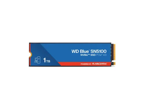 SSD POWERED BY SANDISK  Blue SN5100 1TB M.2 2280 PCIe Gen4 x4 NVMe QLC 3D